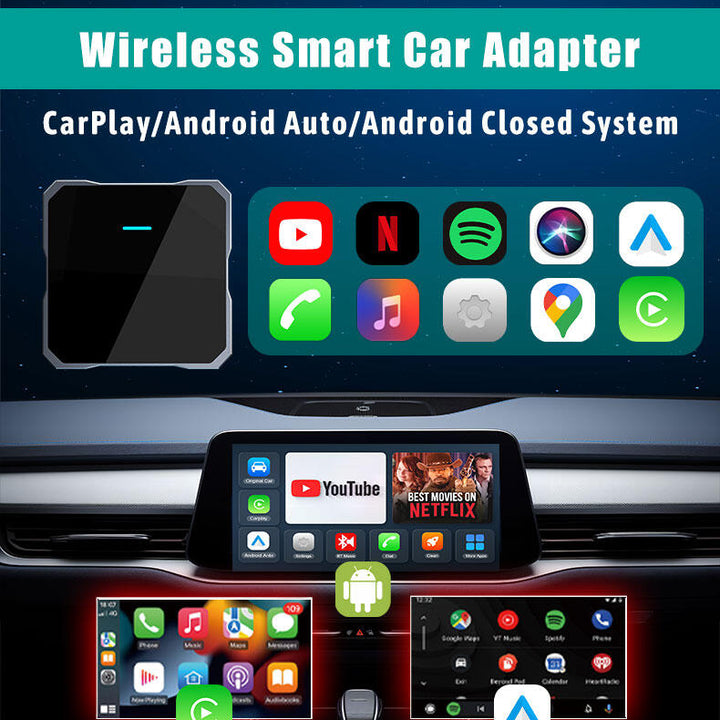CarPlay Sin Cable Vehículos Función CarPlay Android & iOS