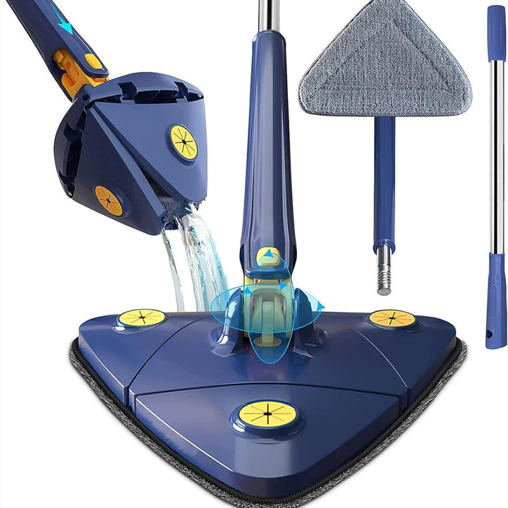 Mopa Fregona Triangular De Limpieza Ajustable Giratoria de 360°
