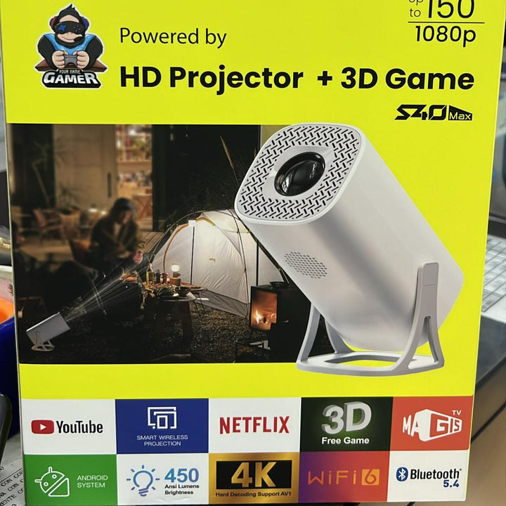 Proyector HD con videojuegos + 2 Mandos