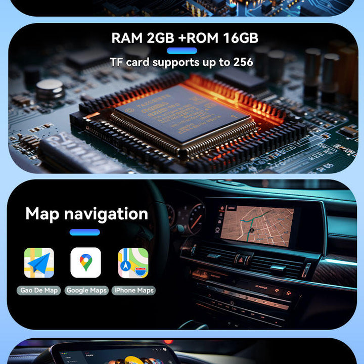 CarPlay Sin Cable Vehículos Función CarPlay Android & iOS