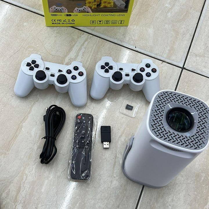 Proyector HD con videojuegos + 2 Mandos