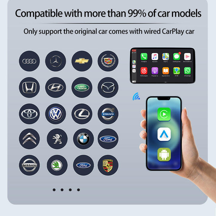 CarPlay Sin Cable Vehículos Función CarPlay Android & iOS